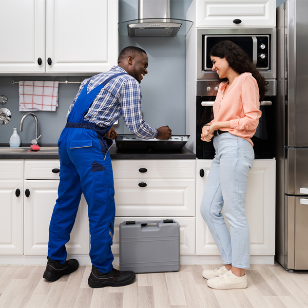 what kind of warranty do you offer on your cooktop repair services in Angelina County TX